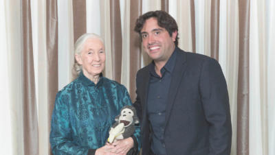 Jane Goodall and Michael Cammarata